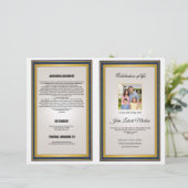 Funeral Brochure Sjabloon (Staand voorkant)