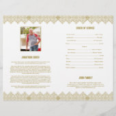 Funeral Brochure Sjabloon (Achterkant)