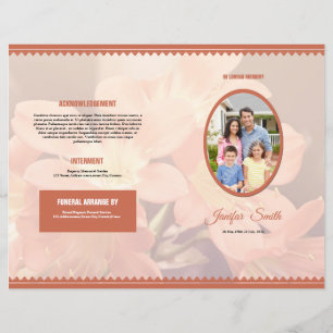 Funeral Brochure Sjabloon
