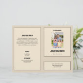 Funeral Brochure Sjabloon (Staand voorkant)