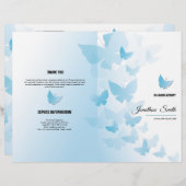 Funeral Brochure Sjabloon (Voorkant / Achterkant)