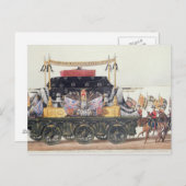 Funeral Car van de hertog van Wellington, 1853 Briefkaart (Voorkant / Achterkant)