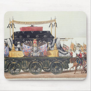 Funeral Car van de hertog van Wellington, 1853 Muismat