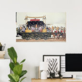 Funeral Car van de hertog van Wellington, 1853 Poster (Thuiskantoor)