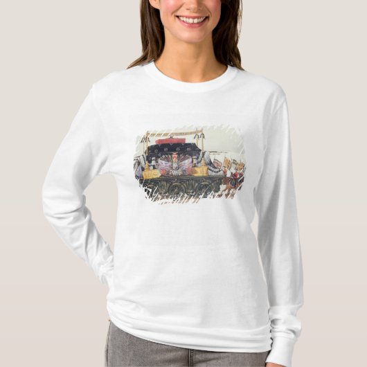 Funeral Car van de hertog van Wellington, 1853 T-shirt (Voorkant)