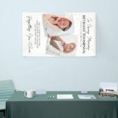 Funeral Celebration of Life 2 Photo Memorial Spandoek (Beurs)