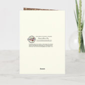 Funeral Celebration of Life Dankjewel Religieuze Bedankkaart (Achterkant)