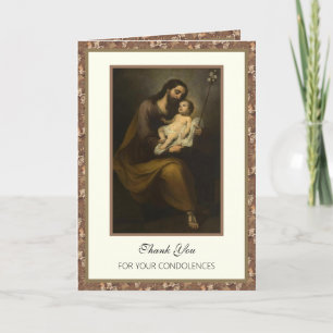 Funeral Celebration of Life Dankjewel Religieuze Bedankkaart