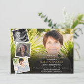 Funeral Celebration of Life Photo Collage Kaart (Staand voorkant)