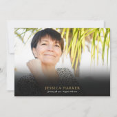 Funeral Celebration of Life Photo Collage Kaart (Achterkant)