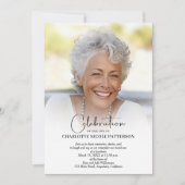 Funeral Celebration of Life Photo Kaart (Voorkant)