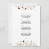 Funeral Celebration of Life Photo Kaart (Achterkant)