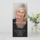 Funeral Celebration of Life Photo Kaart (Staand voorkant)