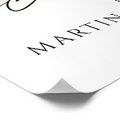 Funeral Celebration of Life Photo Memorial Poster (Hoek)