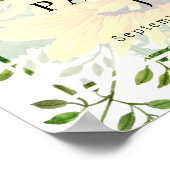 Funeral Celebration of Life Photo Welcome Sign Poster (Hoek)