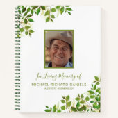 Funeral condoleance Foto Memorial Guest Book Notitieboek (Voorkant)