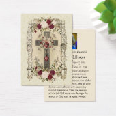 Funeral Cross Religious Memorial Heilige Kaart - (Bureau)