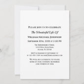 Funeral Custom Photo Bereavement in Loving Memory Kaart (Achterkant)