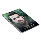 Funeral Custom Photo Bereavement in Loving Memory Notitieboek (Rechterzijde)