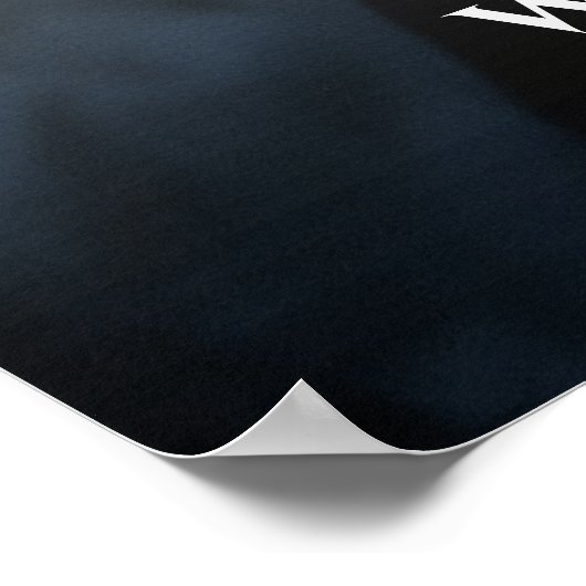 Funeral Custom Photo Bereavement in Loving Memory Poster (Hoek)