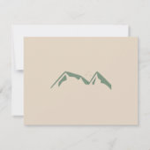 Funeral Dank je Kaart met groene bergen (Achterkant)