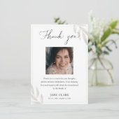 Funeral Dank u Kaart (Staand voorkant)