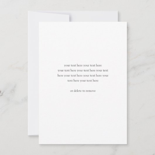 Funeral Dank u Kaart (Achterkant)