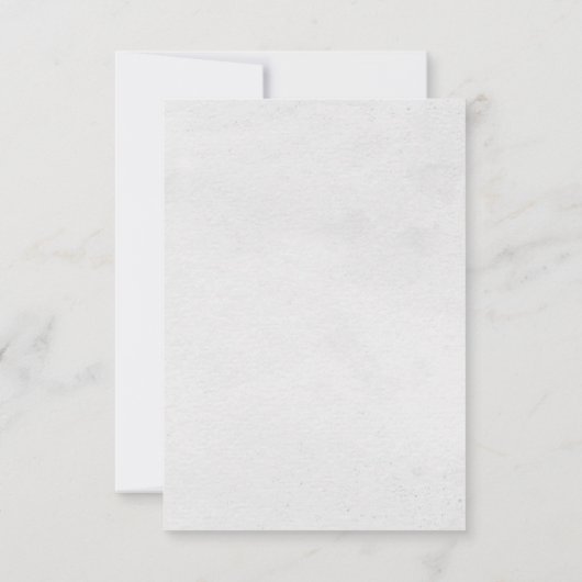 Funeral Dank u Kaart | WATERVERF (Achterkant)