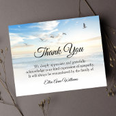 Funeral Dank u voor de grief-Natuur | Bereavement Bedankkaart