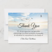 Funeral Dank u voor de grief-Natuur | Bereavement Bedankkaart (Voorkant)