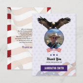 Funeral Dank u voor het militair leger Kaart (Voorkant / Achterkant)