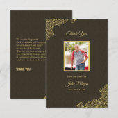 Funeral Dank u wel Kaart (Voorkant / Achterkant)