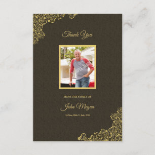 Funeral Dank u wel Kaart