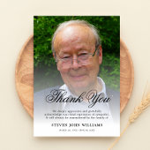 Funeral Dankuwel foto van Ref | Bereavement Bedankkaart