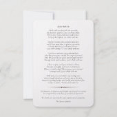 Funeral Dankuwel | Memories Blush. (Achterkant)