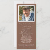 Funeral Dankuwel | Sunset Golf Kaart (Achterkant)