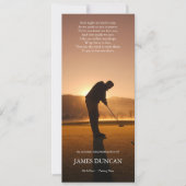 Funeral Dankuwel | Sunset Golf Kaart (Voorkant)