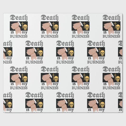 Funeral Director Cadeaupapier (Vlak)