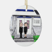 Funeral Director Couple Keramisch Ornament (Rechts)
