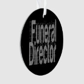 Funeral Director Extraordinaire Ornament (voorkant)