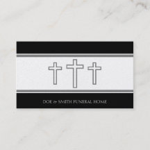 Funeral Director Gray Crosses Crucifixes Platinum