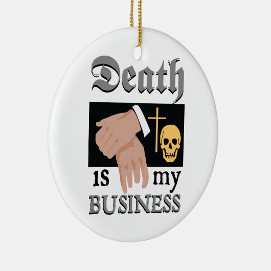 Funeral Director Keramisch Ornament (Rechts)