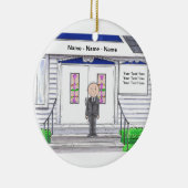 Funeral Director - Male Keramisch Ornament (Rechts)