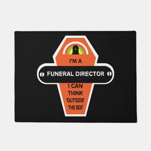 Funeral Director Merchandise | Funny Gifts Deurmat (Voorkant)