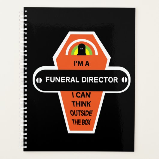 Funeral Director Merchandise | Funny Gifts Planner (Voorkant)