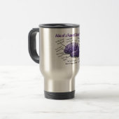 Funeral Director/Mortician Funny Brain Design Reisbeker (Voorkant links)