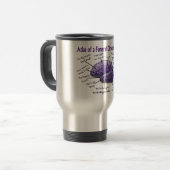 Funeral Director/Mortician Funny Brain Design Reisbeker (Voorkant links)