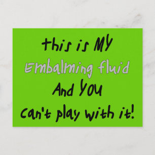 Funeral Director/Mortician Funny Gifts Briefkaart