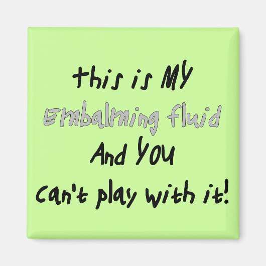 Funeral Director/Mortician Funny Gifts Magneet (Voorkant)