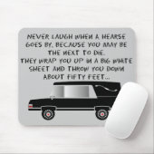 Funeral Director/Mortician Funny Hearse Design Muismat (Met muis)